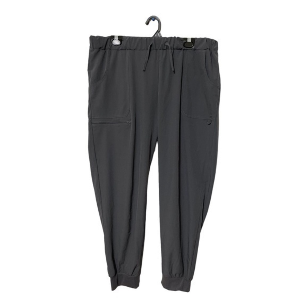 Divine Stretch by JDM Uniforms Womens Scrub Pants Grey Jogger Medical Size XXL